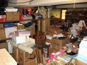 An over cluttered house